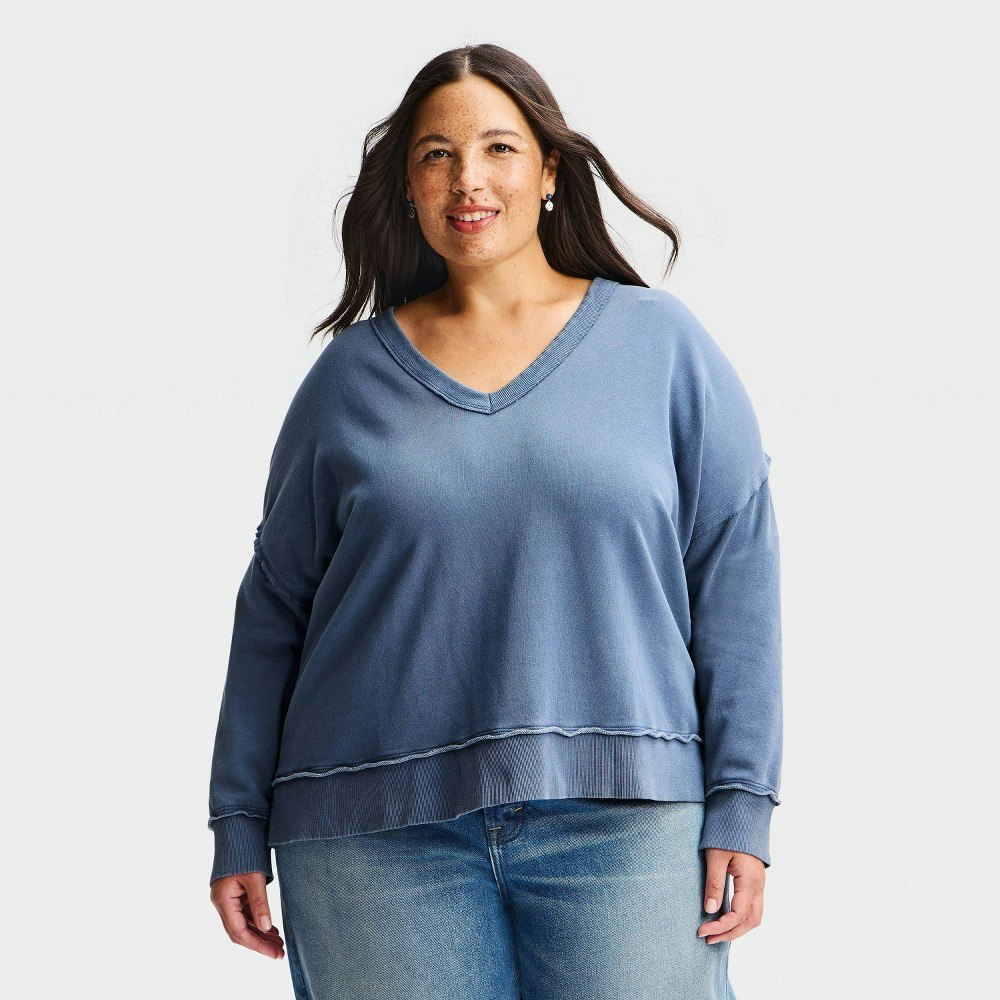 Women's V-Neck Sweatshirt: $30 Women's V-Neck Sweatshirt: $30
