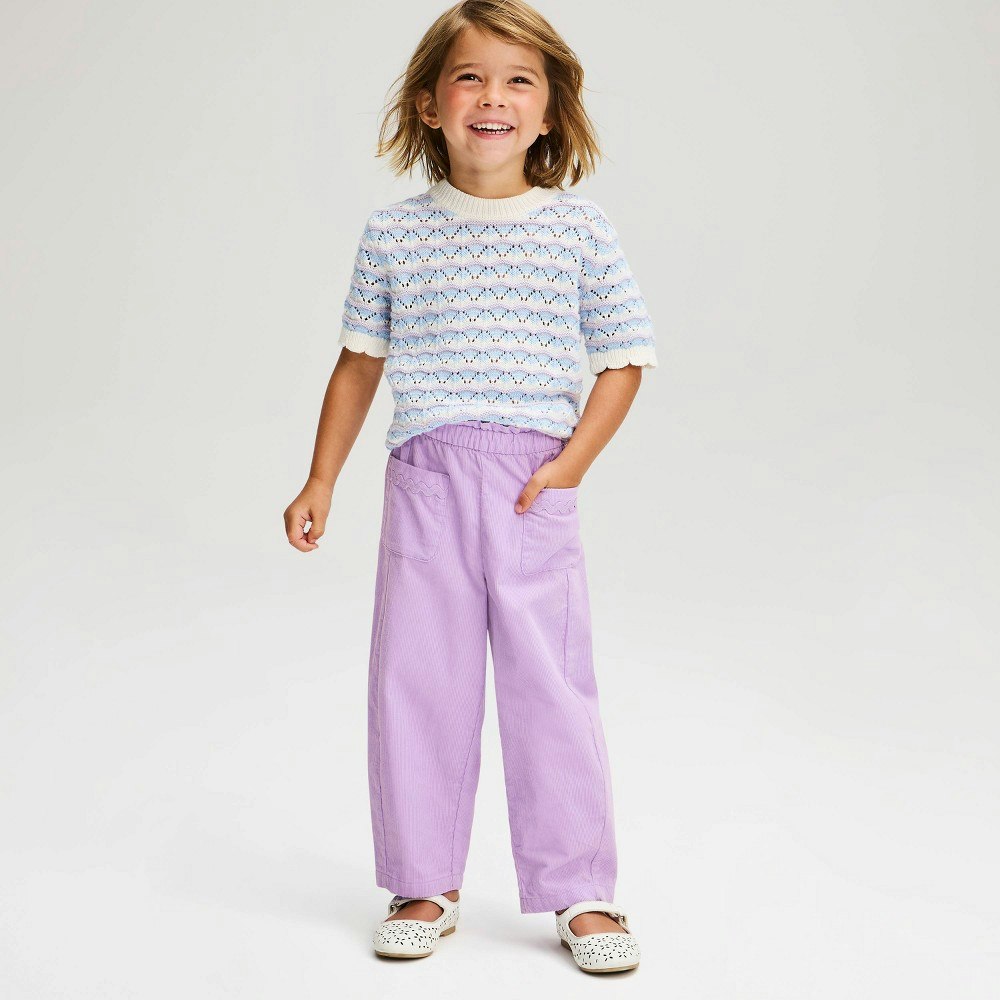 Cat & Jack Toddler Girls' Solid Corduroy Barrel Pants: $15 Cat & Jack Toddler Girls' Solid Corduroy Barrel Pants: $15