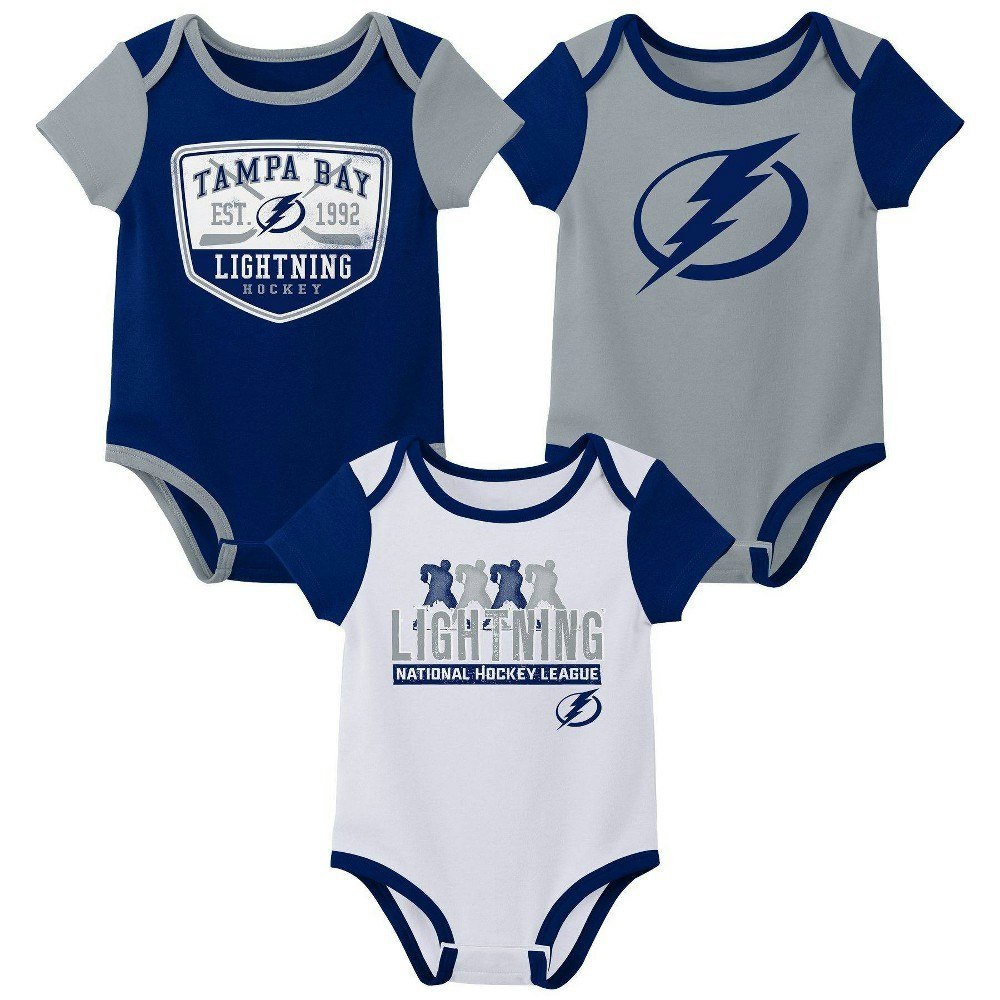 Tampa Bay Lightning Infant Boys' 3-Pack Bodysuit 18M: $29.99 Tampa Bay Lightning Infant Boys' 3-Pack Bodysuit 18M: $29.99