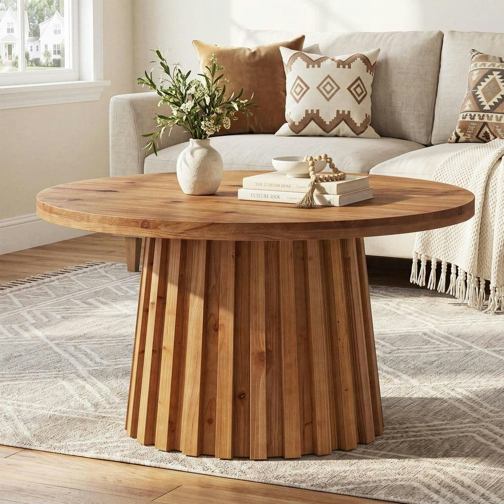 Allan 31.5-inch Solid Wood Coffee Table: $165.95 Allan 31.5-inch Solid Wood Coffee Table: $165.95