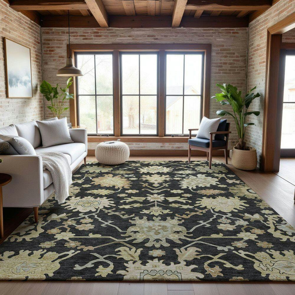 Mayfield AMF1150 3ft x 4ft Machine Washable Abstract Area Rug: $57.40 Mayfield AMF1150 3ft x 4ft Machine Washable Abstract Area Rug: $57.40