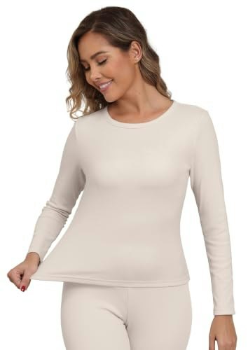 Grecerelle Women's Thermal Round Neck Base Layer Top: $11.04 Grecerelle Women's Thermal Round Neck Base Layer Top: $11.04