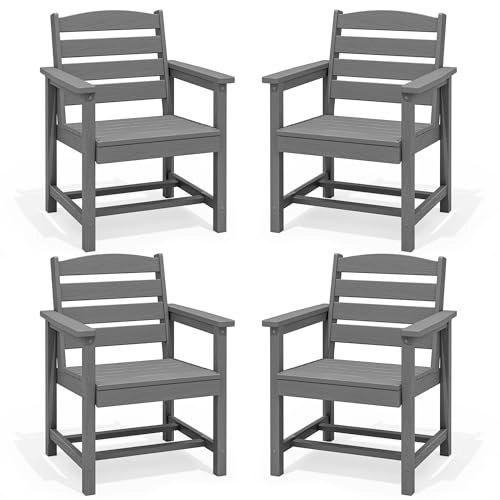 Serwall Outdoor HDPE Dining Chair 4-Pack: $203.99 Serwall Outdoor HDPE Dining Chair 4-Pack: $203.99