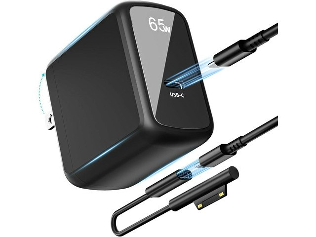 65W GaN Microsoft Surface Pro Power Supply: $57.84 65W GaN Microsoft Surface Pro Power Supply: $57.84