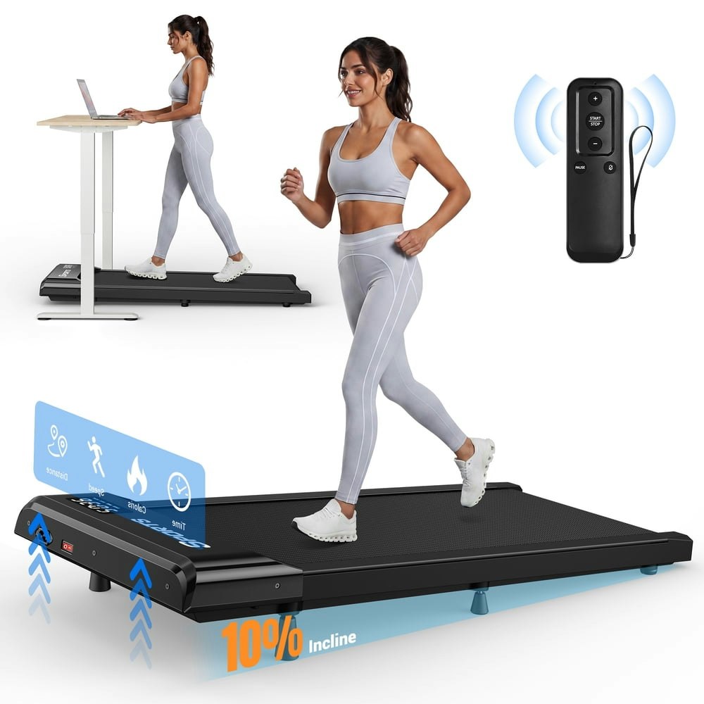 Cofunok 2.5 HP Under Desk Walking Pad Treadmill: $79.99