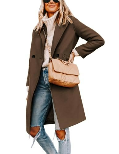 Yidarer Women's Double-Breasted Wool Peacoat: $46.39 Yidarer Women's Double-Breasted Wool Peacoat: $46.39