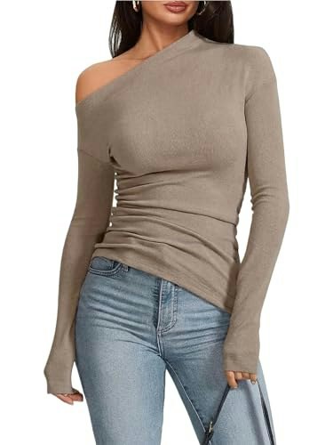Meetrendi Women's Off-Shoulder Long Sleeve Top: $16.14 Meetrendi Women's Off-Shoulder Long Sleeve Top: $16.14