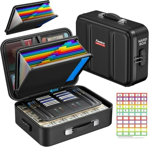 Fieetra Fireproof Lockable Document Box: $49.98