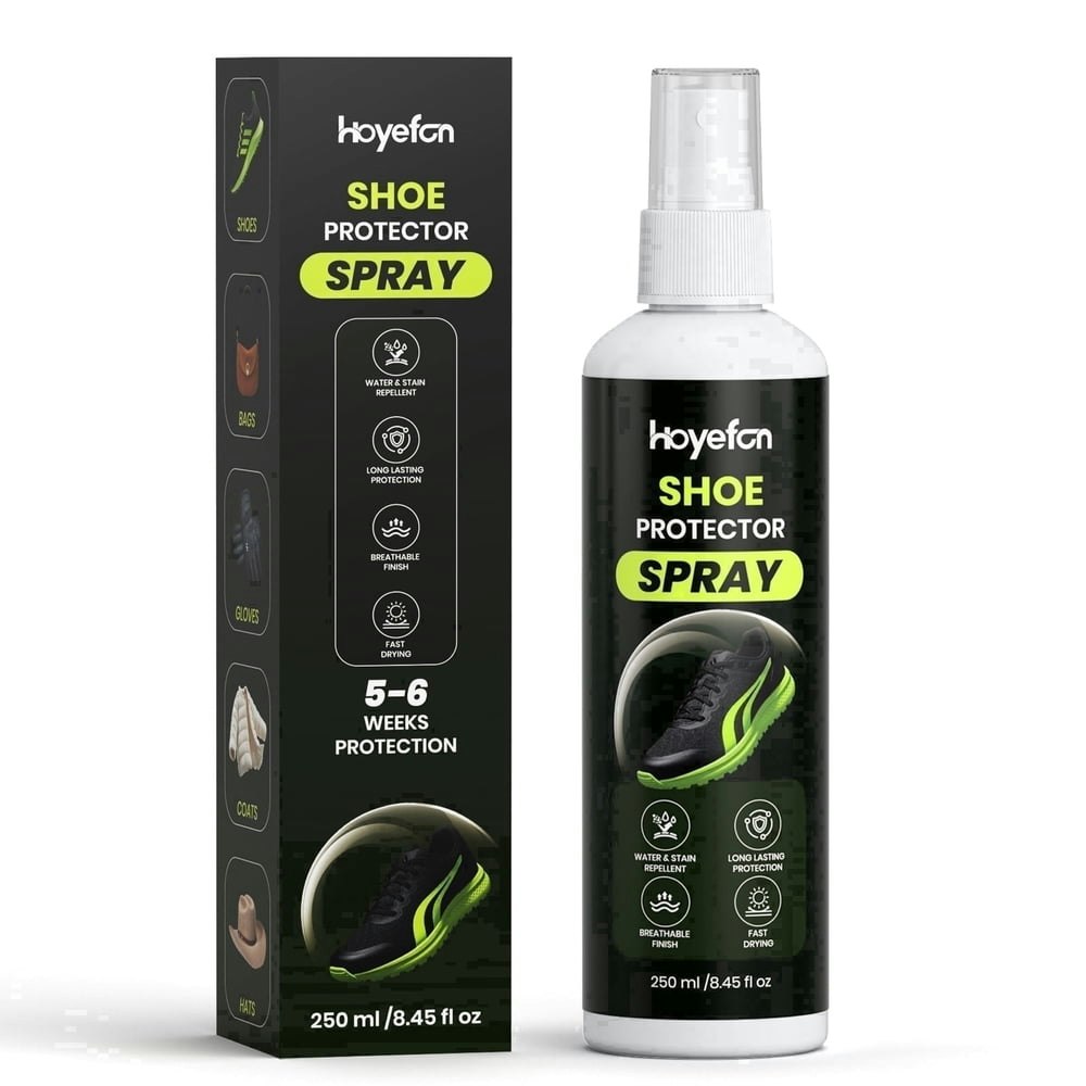 Shoe Protector Spray 8.45-fl. oz. Rain and Stain Waterproofing: $15.99 Shoe Protector Spray 8.45-fl. oz. Rain and Stain Waterproofing: $15.99