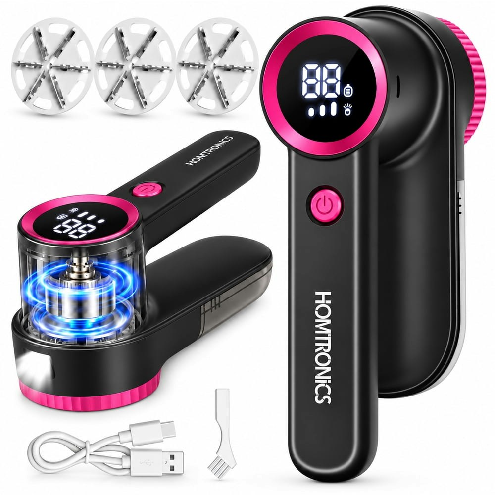 Homtronics 6-Blade Electric Fabric Shaver: $23.99 Homtronics 6-Blade Electric Fabric Shaver: $23.99