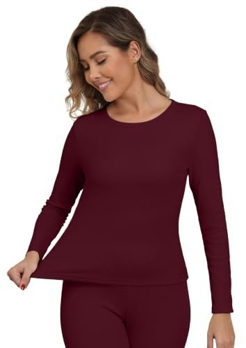 Grecerelle Women's Thermal Round Neck Base Layer Top: $11.04 Grecerelle Women's Thermal Round Neck Base Layer Top: $11.04