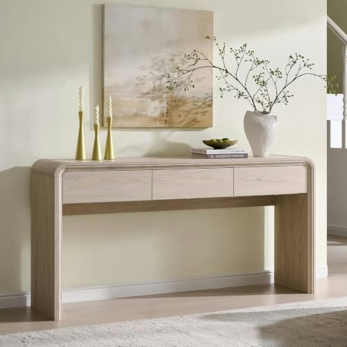63-Inch Narrow Console Table with Drawers: $169.99 63-Inch Narrow Console Table with Drawers: $169.99