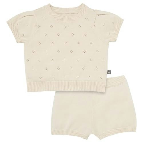 Modern Moments by Gerber Baby Girls' Sweater Knit Top and Shorts Set: $16.49