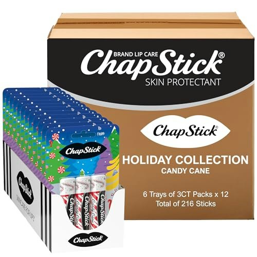 ChapStick Candy Cane Lip Balm 216-Count Case: $74.25 ChapStick Candy Cane Lip Balm 216-Count Case: $74.25