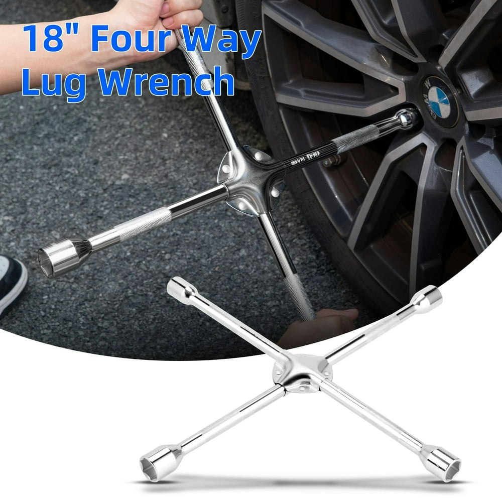 Deli 18-inch 4-Way Lug Wrench: $17.99 Deli 18-inch 4-Way Lug Wrench: $17.99