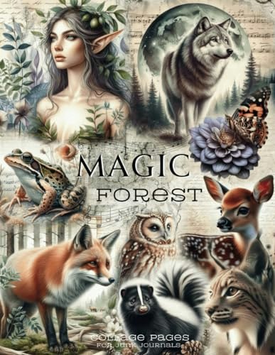Magic Forest Junk Journal Collage Ephemera Collection: $12.74 Magic Forest Junk Journal Collage Ephemera Collection: $12.74