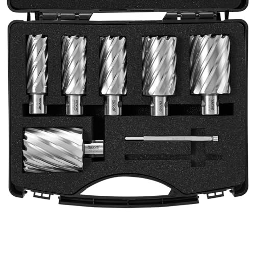 Vevor 6-Piece M2AL High-Speed Steel Annular Cutter Set: $136.13