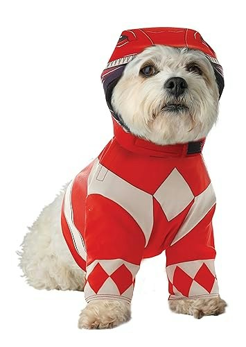 Power Rangers Red Ranger Dog Costume Medium: $16.39