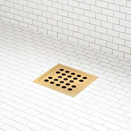 Signature Hardware Menlo Square Shower Drain: $60.07 Signature Hardware Menlo Square Shower Drain: $60.07