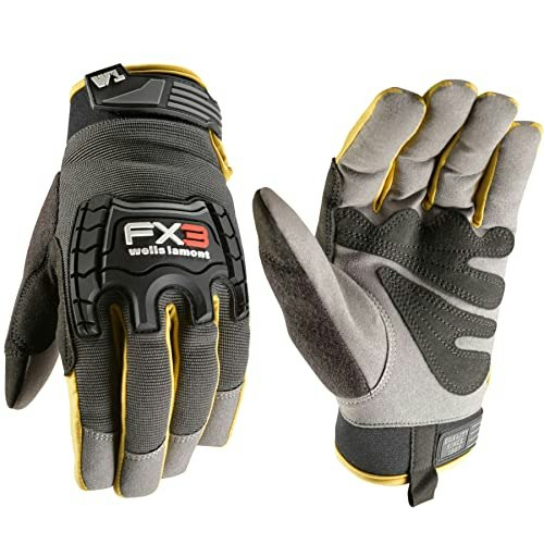 Wells Lamont FX3 TPR Impact Work Gloves: $19.13