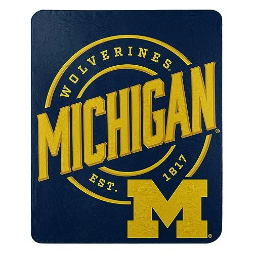 Northwest Michigan Wolverines Fleece Throw Blanket 50" x 60": $20.69 Northwest Michigan Wolverines Fleece Throw Blanket 50" x 60": $20.69