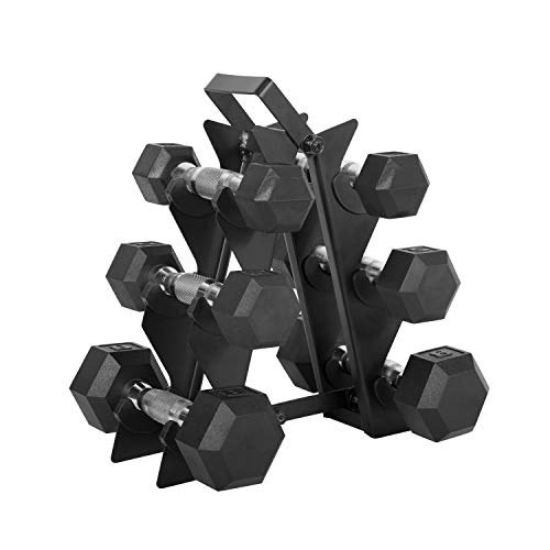 Cap Barbell 32-Pound Coated Hex Dumbbell Set with Stand: $50.55 Cap Barbell 32-Pound Coated Hex Dumbbell Set with Stand: $50.55