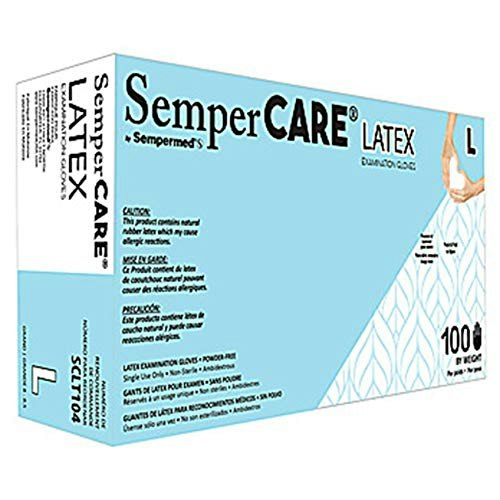 Sempermed SemperCare Powder-Free Textured Latex Gloves 100-Pack: $10.57 Sempermed SemperCare Powder-Free Textured Latex Gloves 100-Pack: $10.57