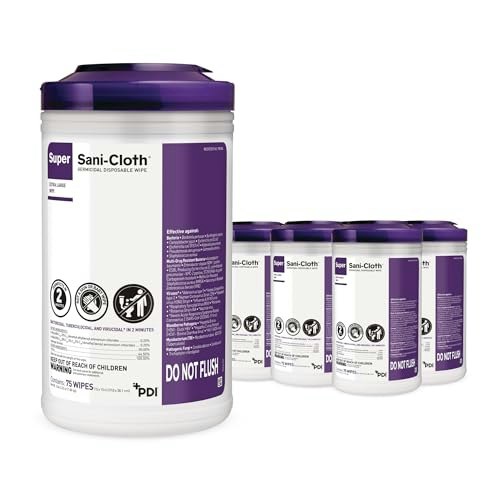 Super Sani-Cloth Extra-Large Disinfectant Wipes 450-Count 6-Pack: $63.12 Super Sani-Cloth Extra-Large Disinfectant Wipes 450-Count 6-Pack: $63.12