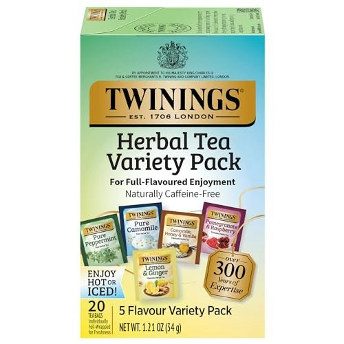 Twinings Herbal Tea Variety Pack 20-Count: $3.29 Twinings Herbal Tea Variety Pack 20-Count: $3.29