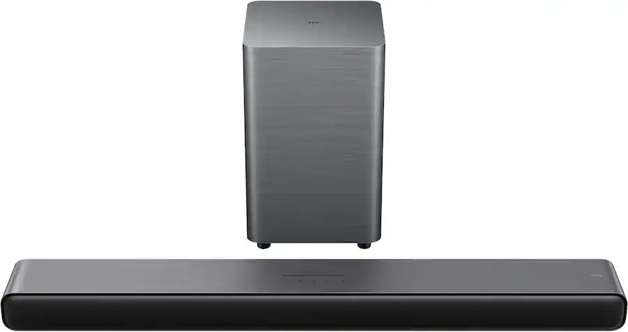 TCL S55H 2.1-Channel Dolby Atmos Soundbar w/ Wireless Sub: $100