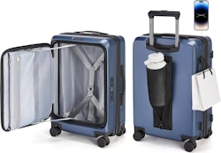 Bagsmart Expandable 20" Hard Shell Carry-On Luggage for $83 + free shipping