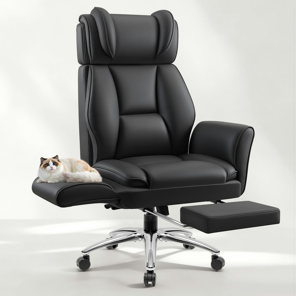 Fidom Big & Tall Ergonomic Leather Executive Office Chair: $200