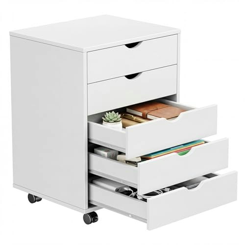 Happymont 5-Drawer Mobile File Cabinet: $64.42 Happymont 5-Drawer Mobile File Cabinet: $64.42