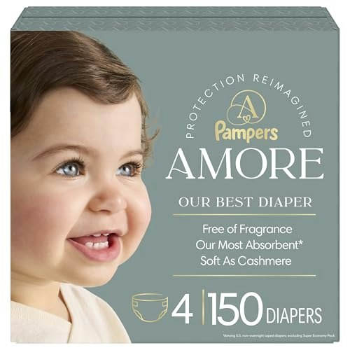 Pampers Amore Size 4 Diapers 150-Count: $44.15 Pampers Amore Size 4 Diapers 150-Count: $44.15