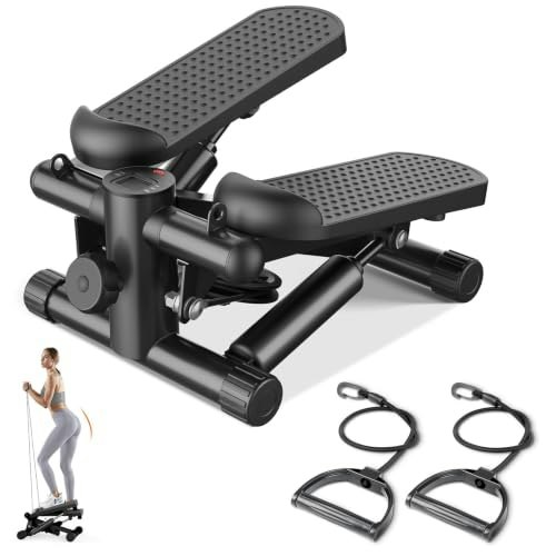 Sweetcrispy Mini Stair Stepper with Resistance Bands: $29.82 Sweetcrispy Mini Stair Stepper with Resistance Bands: $29.82
