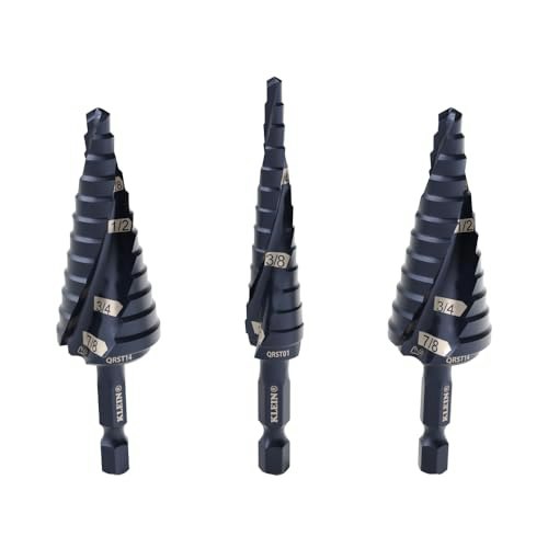 Klein Tools 3-Piece Quick-Release Step Bit Set: $66.79 Klein Tools 3-Piece Quick-Release Step Bit Set: $66.79