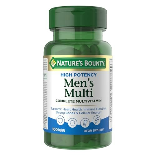 Nature's Bounty High Potency Men’s Multivitamin 100-Capsule Bottle: $11.06