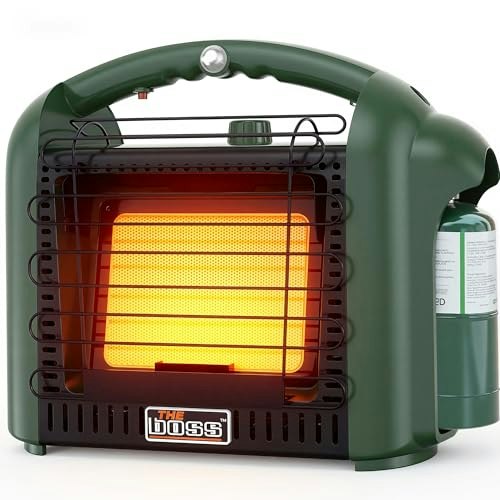 The Boss 12,000 BTU Portable Propane Patio Heater: $116.99