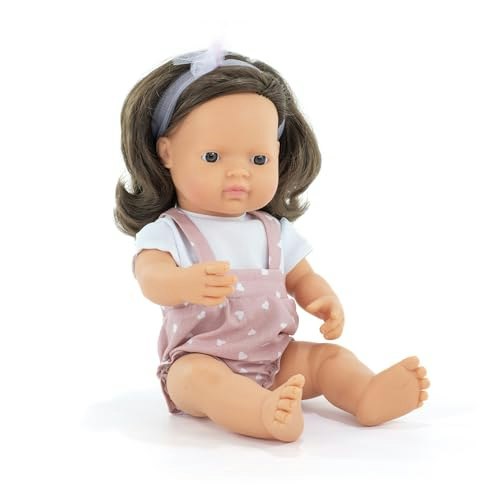 Miniland 15-Inch Brunette Baby Doll: $55.91 Miniland 15-Inch Brunette Baby Doll: $55.91