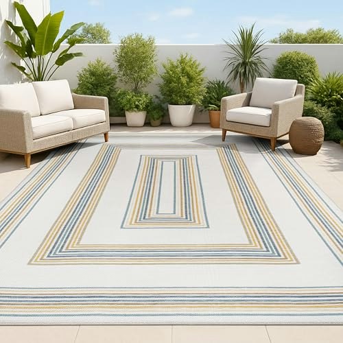 Jonathan Y 8x10 Stripe Reversible Area Rug: $139.76 Jonathan Y 8x10 Stripe Reversible Area Rug: $139.76