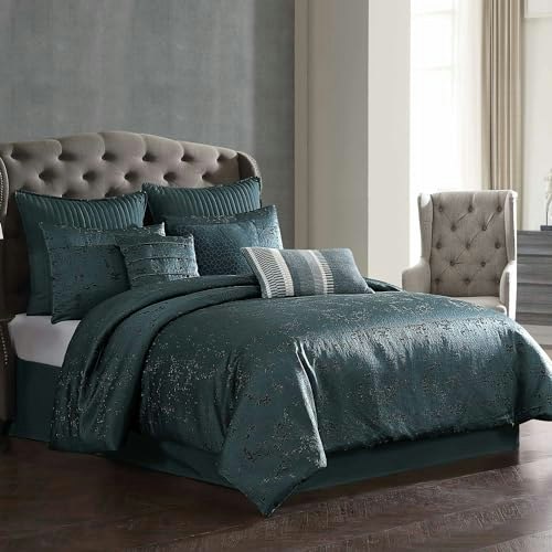 Riverbrook Home Dobbins 9-Piece Queen Comforter Set: $120