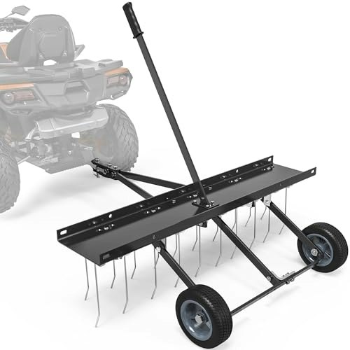 Yintatech 40-Inch Tow-Behind Dethatcher: $88.37