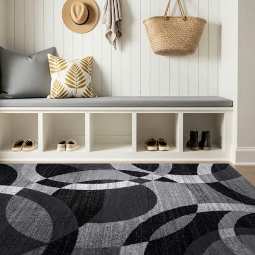 Rugshop Abstract Circles 4' x 6' Area Rug: $58.45 Rugshop Abstract Circles 4' x 6' Area Rug: $58.45