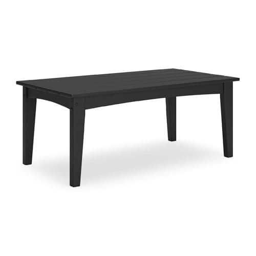 Ashley Hyland Wave Weather-Resistant HDPE Outdoor Coffee Table: $217.94