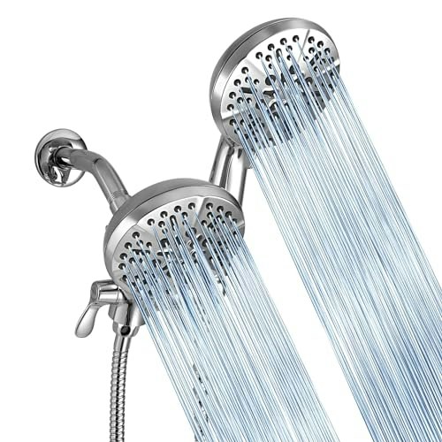 Gaomon 5-Inch 3-Way Rainfall and Handheld Showerhead Combo: $14.08