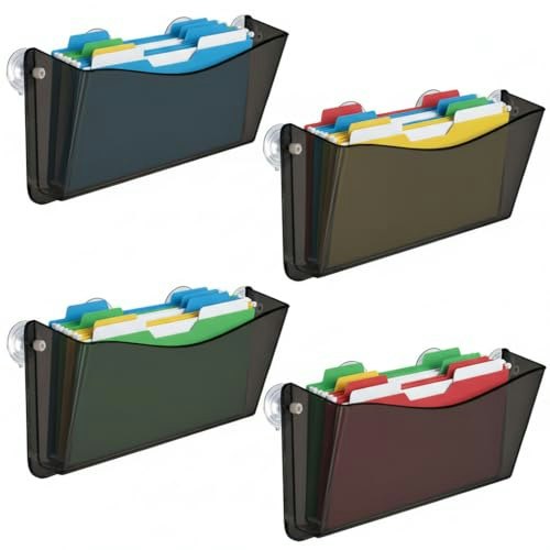 Azar Displays Plastic Wall Mount File Holder 4-Pack: $29.99 Azar Displays Plastic Wall Mount File Holder 4-Pack: $29.99