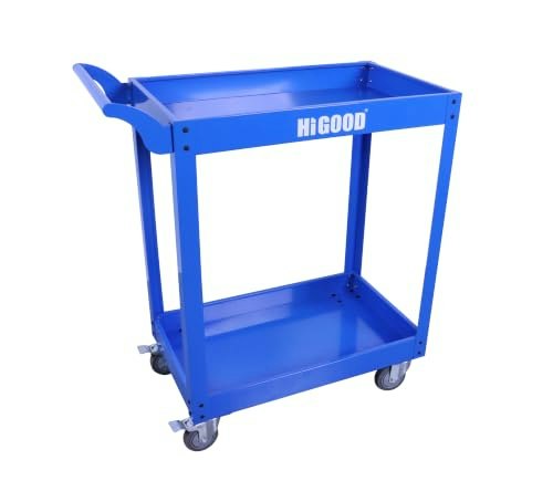 Higood 2-Shelf Heavy Duty Steel Utility Cart: $123.95 Higood 2-Shelf Heavy Duty Steel Utility Cart: $123.95
