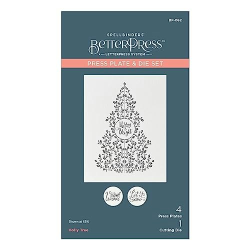 Spellbinders Holly Tree Press Plate and Die Set: $18.76 Spellbinders Holly Tree Press Plate and Die Set: $18.76