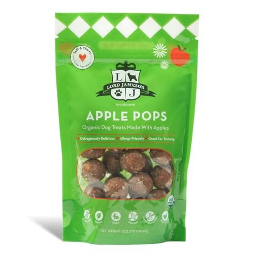 Lord Jameson Apple Pops Soft & Chewy Dog Treats 6-oz.: $13.99 Lord Jameson Apple Pops Soft & Chewy Dog Treats 6-oz.: $13.99