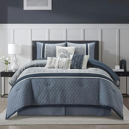 Stratford Park Perfect Paisley 7-Piece California King Comforter Set: $117.27 Stratford Park Perfect Paisley 7-Piece California King Comforter Set: $117.27